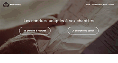 Desktop Screenshot of mon-conducteur-de-travaux.com