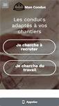 Mobile Screenshot of mon-conducteur-de-travaux.com